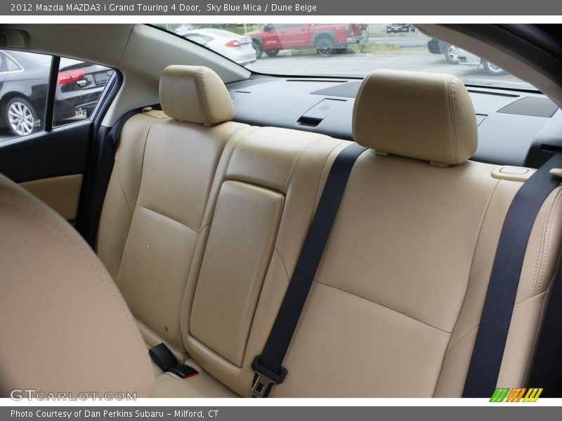 Sky Blue Mica / Dune Beige 2012 Mazda MAZDA3 i Grand Touring 4 Door