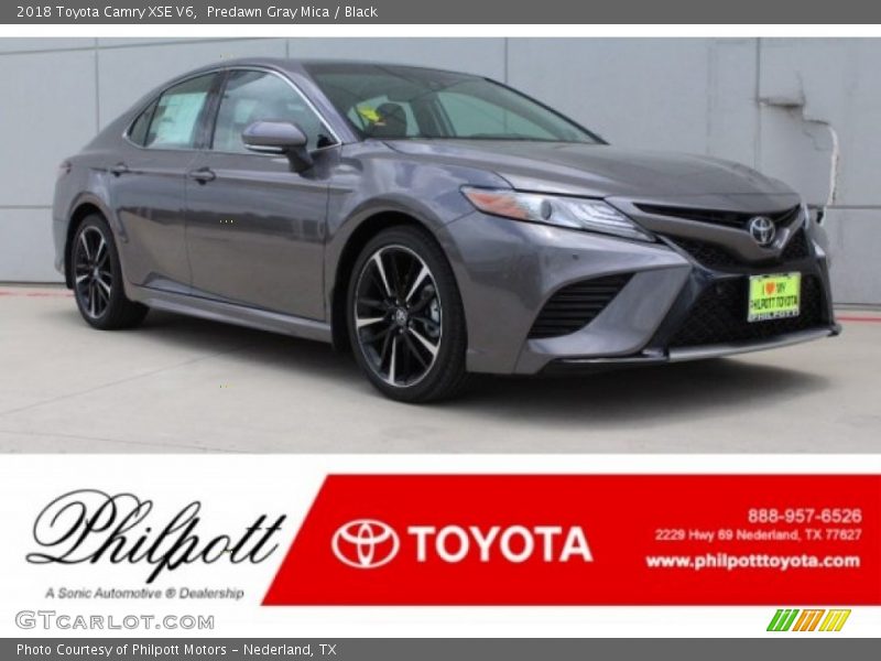 Predawn Gray Mica / Black 2018 Toyota Camry XSE V6