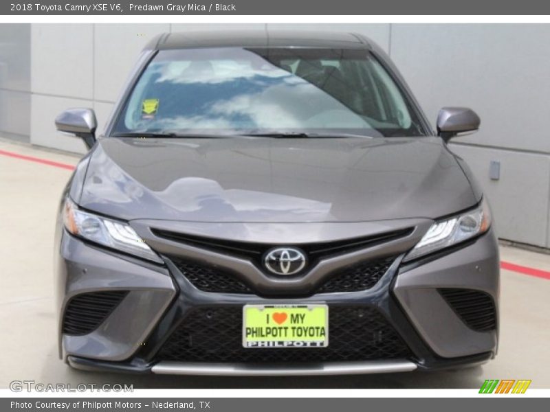 Predawn Gray Mica / Black 2018 Toyota Camry XSE V6