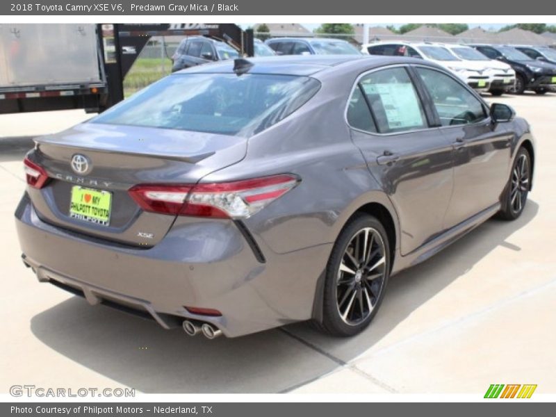 Predawn Gray Mica / Black 2018 Toyota Camry XSE V6