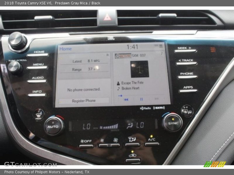 Predawn Gray Mica / Black 2018 Toyota Camry XSE V6
