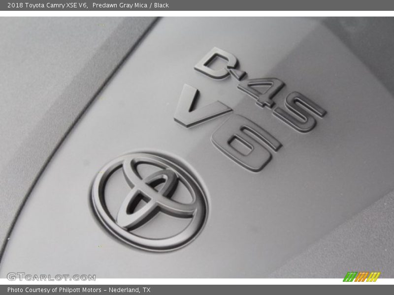 Predawn Gray Mica / Black 2018 Toyota Camry XSE V6