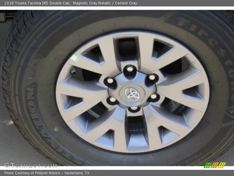 Magnetic Gray Metallic / Cement Gray 2018 Toyota Tacoma SR5 Double Cab