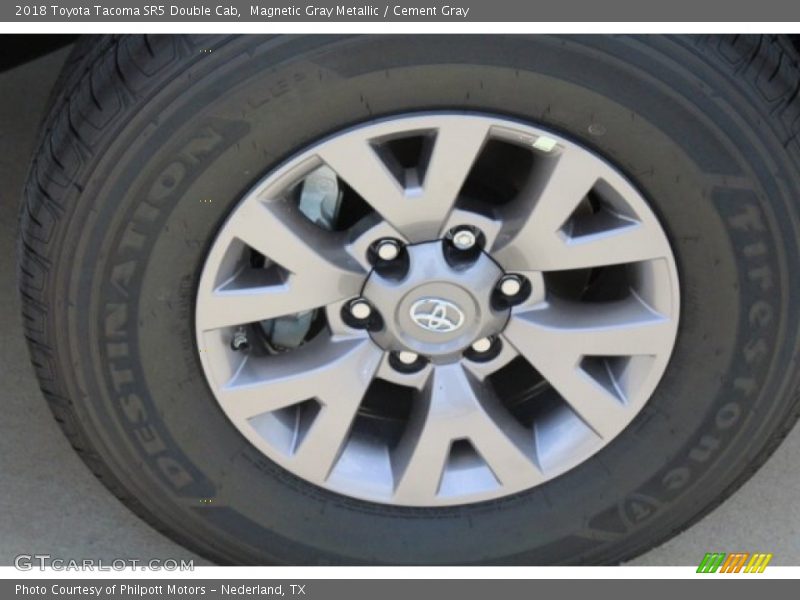 Magnetic Gray Metallic / Cement Gray 2018 Toyota Tacoma SR5 Double Cab