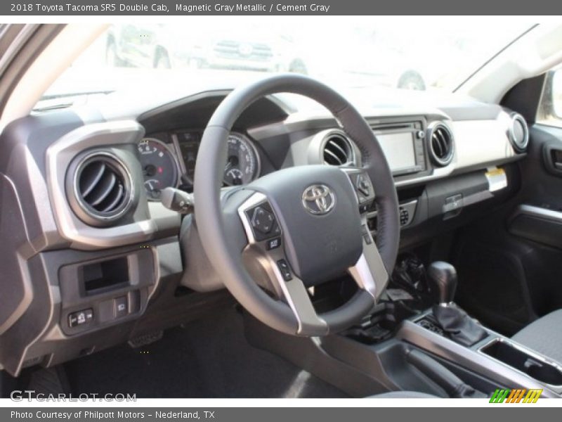 Magnetic Gray Metallic / Cement Gray 2018 Toyota Tacoma SR5 Double Cab