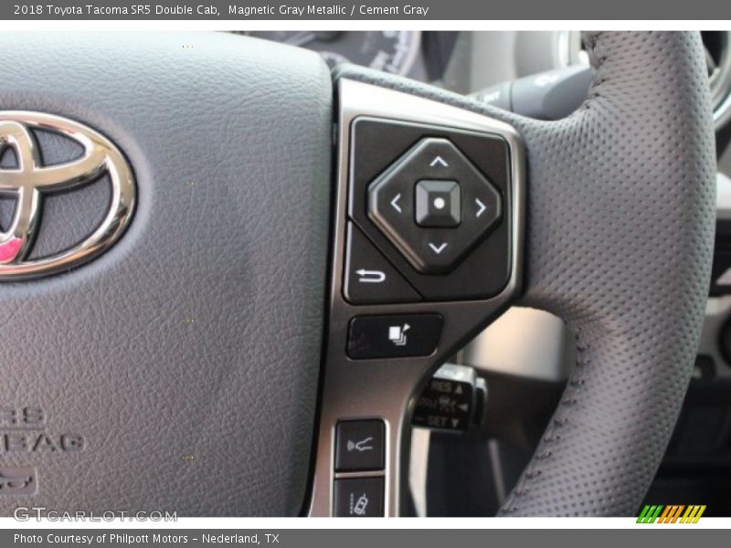 Magnetic Gray Metallic / Cement Gray 2018 Toyota Tacoma SR5 Double Cab