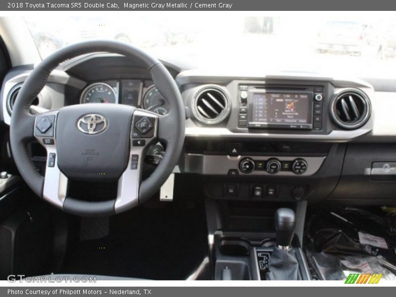 Magnetic Gray Metallic / Cement Gray 2018 Toyota Tacoma SR5 Double Cab