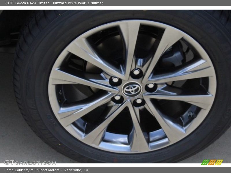Blizzard White Pearl / Nutmeg 2018 Toyota RAV4 Limited