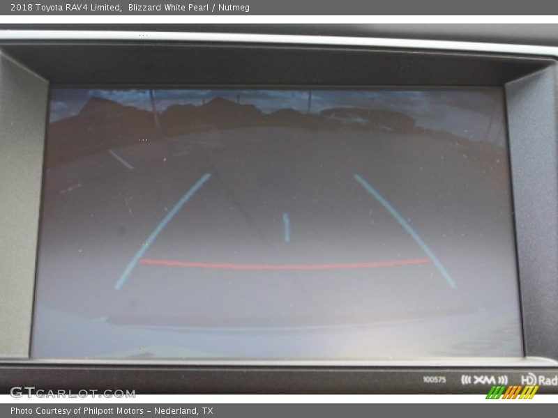 Blizzard White Pearl / Nutmeg 2018 Toyota RAV4 Limited