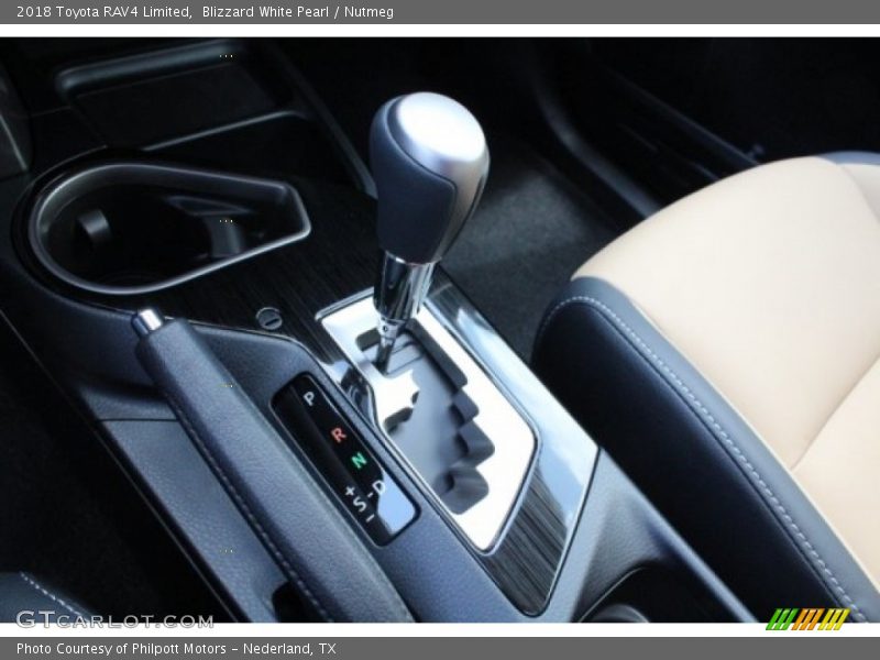 Blizzard White Pearl / Nutmeg 2018 Toyota RAV4 Limited