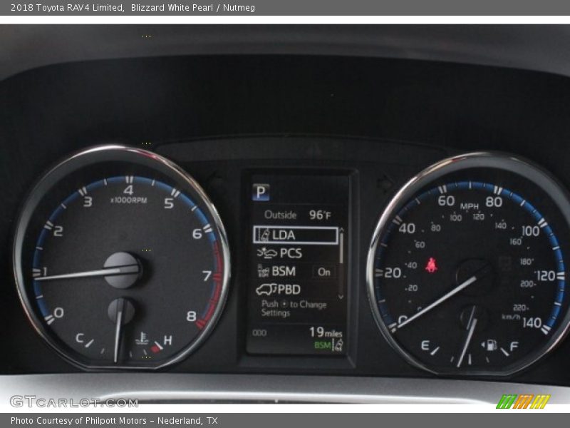 Blizzard White Pearl / Nutmeg 2018 Toyota RAV4 Limited