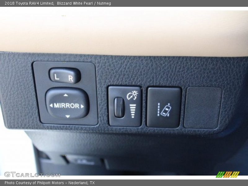 Blizzard White Pearl / Nutmeg 2018 Toyota RAV4 Limited