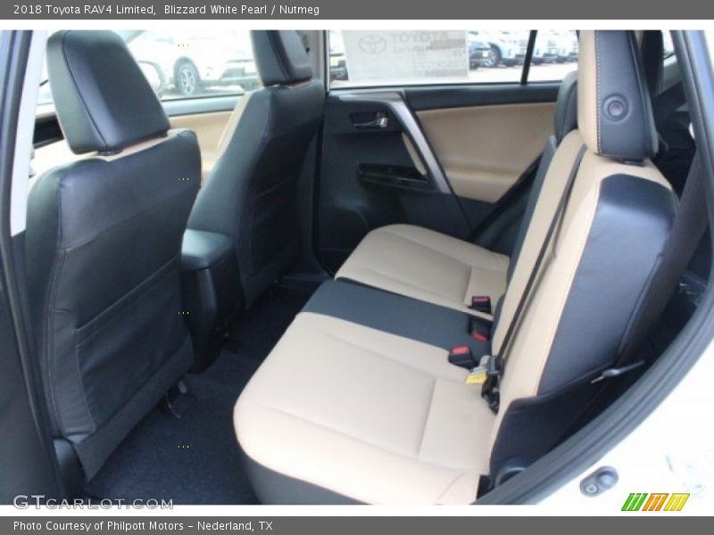 Blizzard White Pearl / Nutmeg 2018 Toyota RAV4 Limited