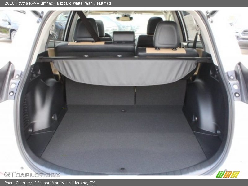 Blizzard White Pearl / Nutmeg 2018 Toyota RAV4 Limited