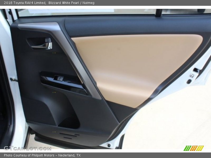 Blizzard White Pearl / Nutmeg 2018 Toyota RAV4 Limited