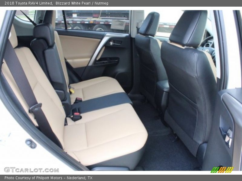 Blizzard White Pearl / Nutmeg 2018 Toyota RAV4 Limited