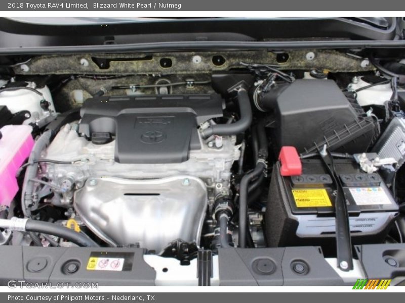 Blizzard White Pearl / Nutmeg 2018 Toyota RAV4 Limited