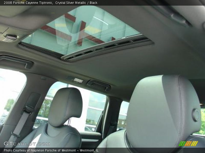 Crystal Silver Metallic / Black 2008 Porsche Cayenne Tiptronic