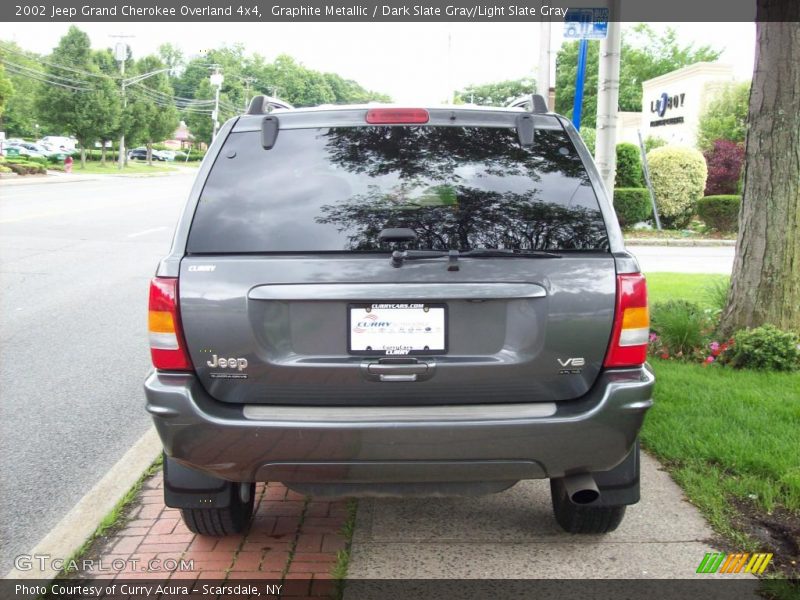 Graphite Metallic / Dark Slate Gray/Light Slate Gray 2002 Jeep Grand Cherokee Overland 4x4