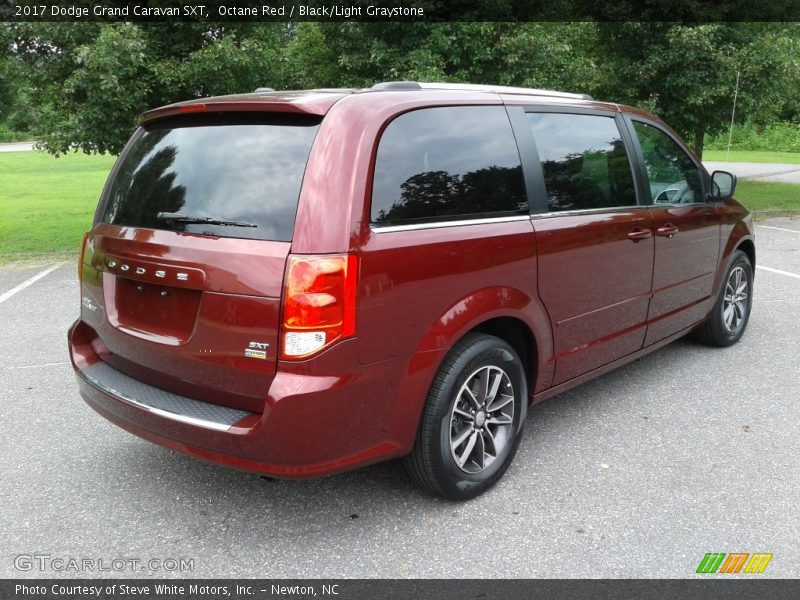 Octane Red / Black/Light Graystone 2017 Dodge Grand Caravan SXT