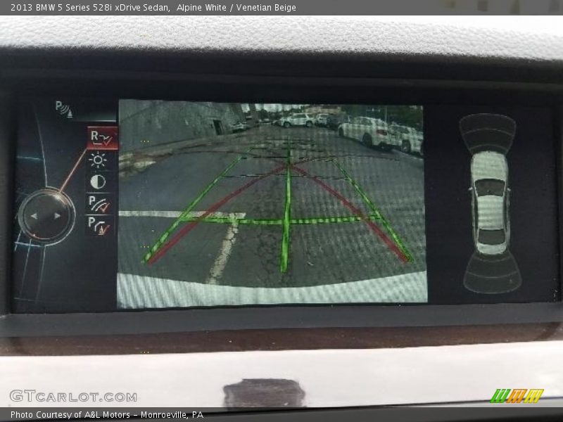 Alpine White / Venetian Beige 2013 BMW 5 Series 528i xDrive Sedan