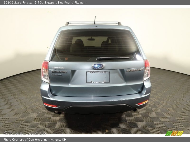 Newport Blue Pearl / Platinum 2010 Subaru Forester 2.5 X