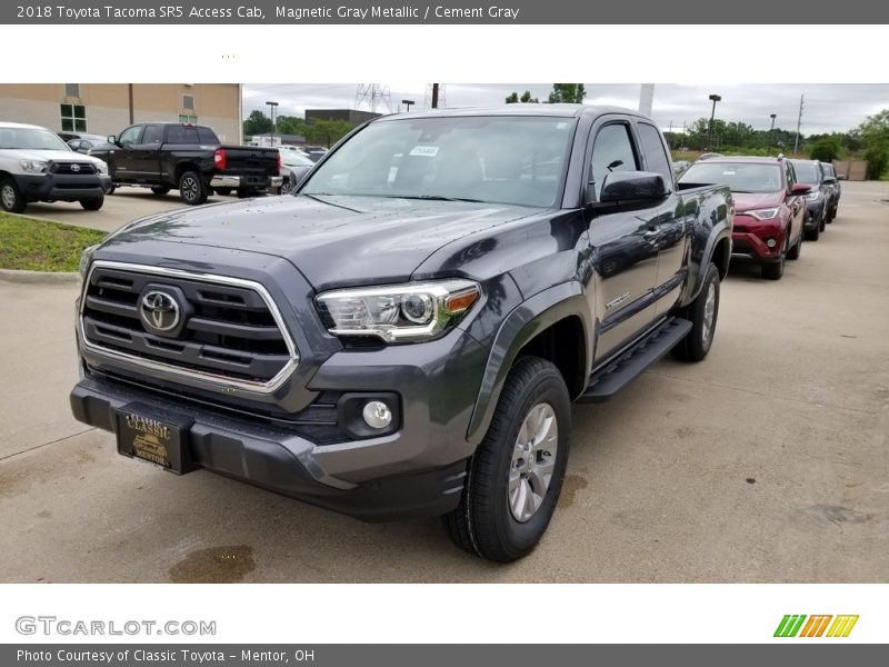 Magnetic Gray Metallic / Cement Gray 2018 Toyota Tacoma SR5 Access Cab