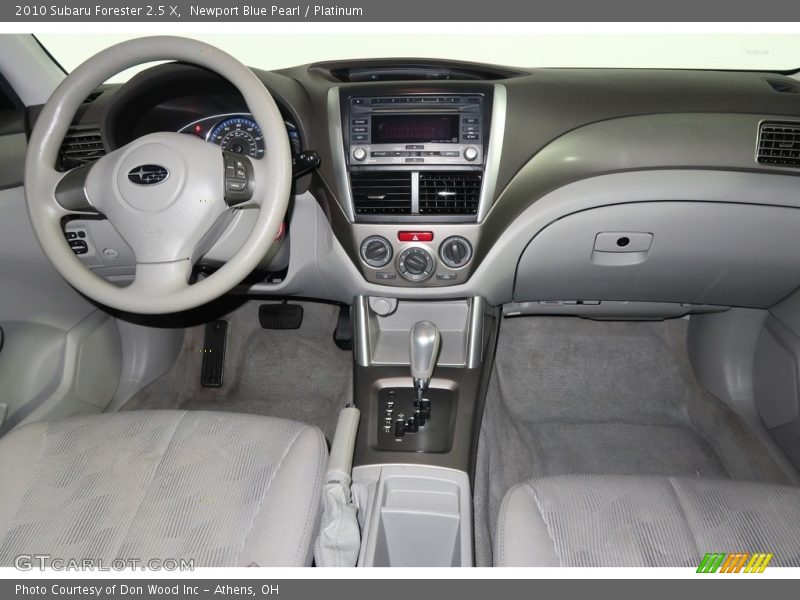 Newport Blue Pearl / Platinum 2010 Subaru Forester 2.5 X