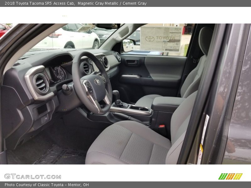 Magnetic Gray Metallic / Cement Gray 2018 Toyota Tacoma SR5 Access Cab