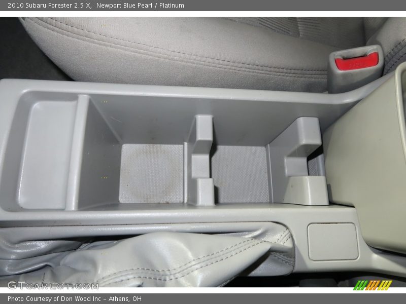 Newport Blue Pearl / Platinum 2010 Subaru Forester 2.5 X