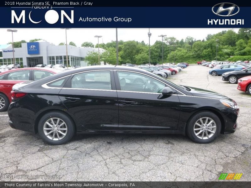 Phantom Black / Gray 2018 Hyundai Sonata SE
