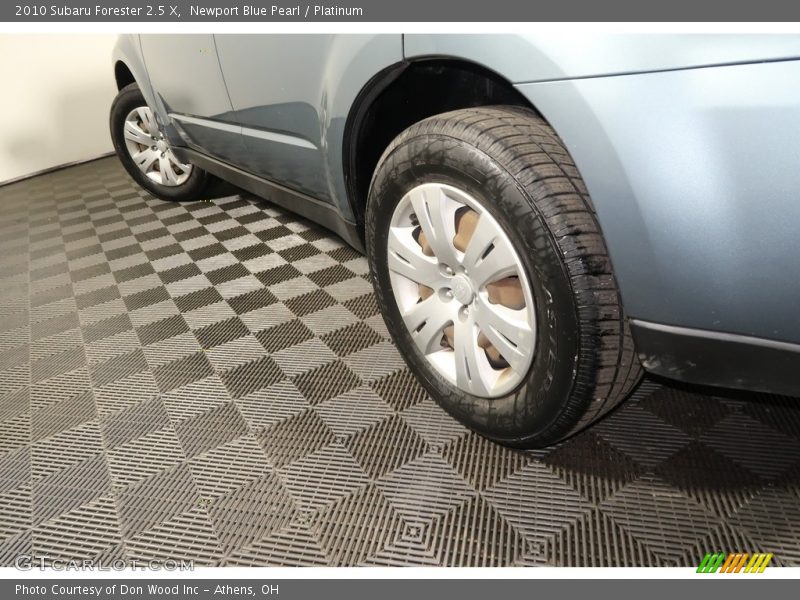 Newport Blue Pearl / Platinum 2010 Subaru Forester 2.5 X