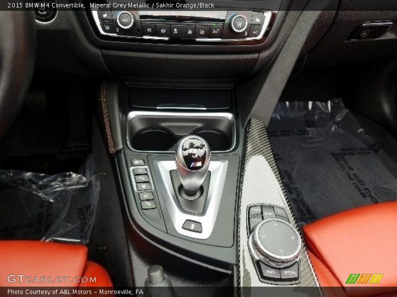 Mineral Grey Metallic / Sakhir Orange/Black 2015 BMW M4 Convertible