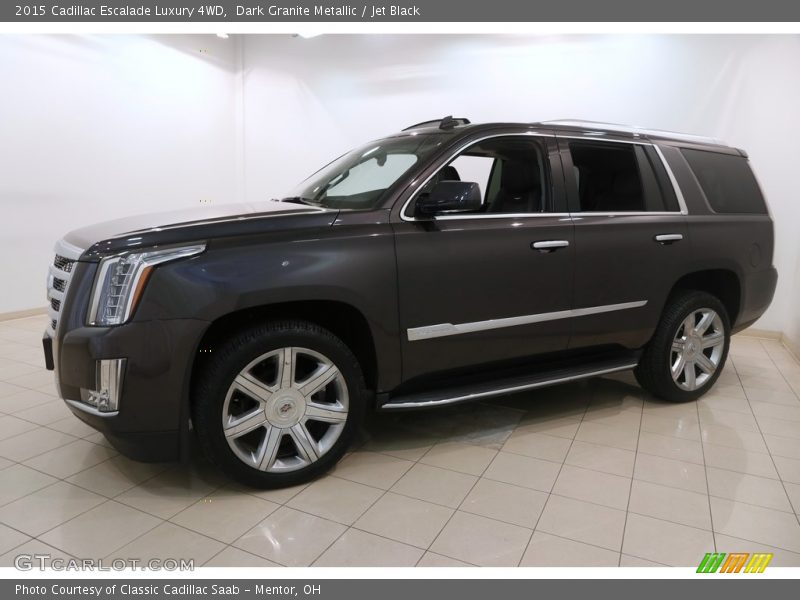 Dark Granite Metallic / Jet Black 2015 Cadillac Escalade Luxury 4WD