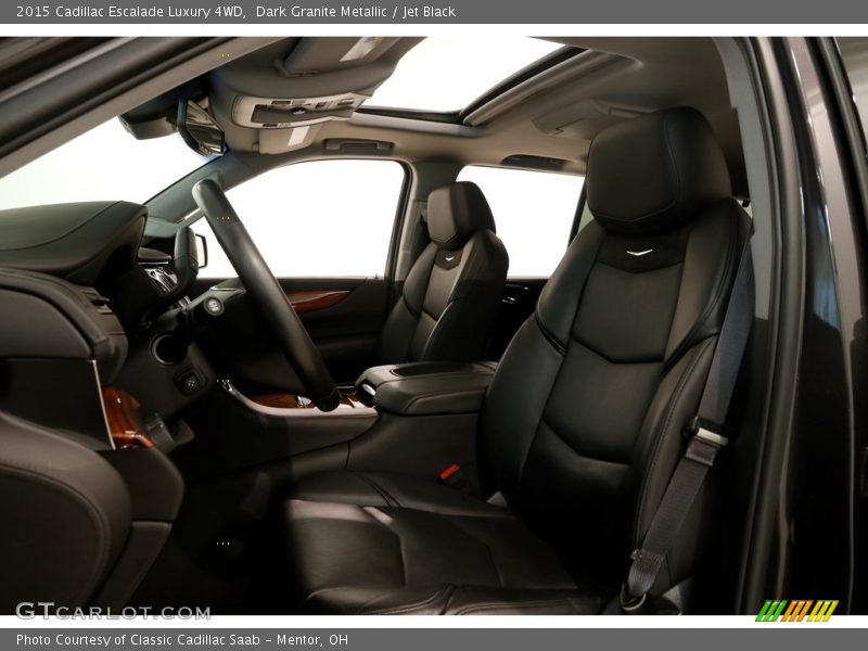 Dark Granite Metallic / Jet Black 2015 Cadillac Escalade Luxury 4WD