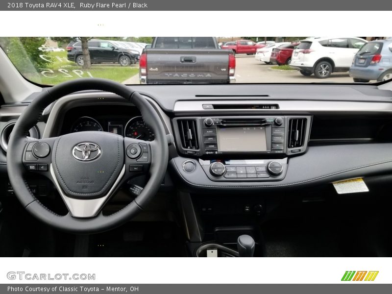 Ruby Flare Pearl / Black 2018 Toyota RAV4 XLE
