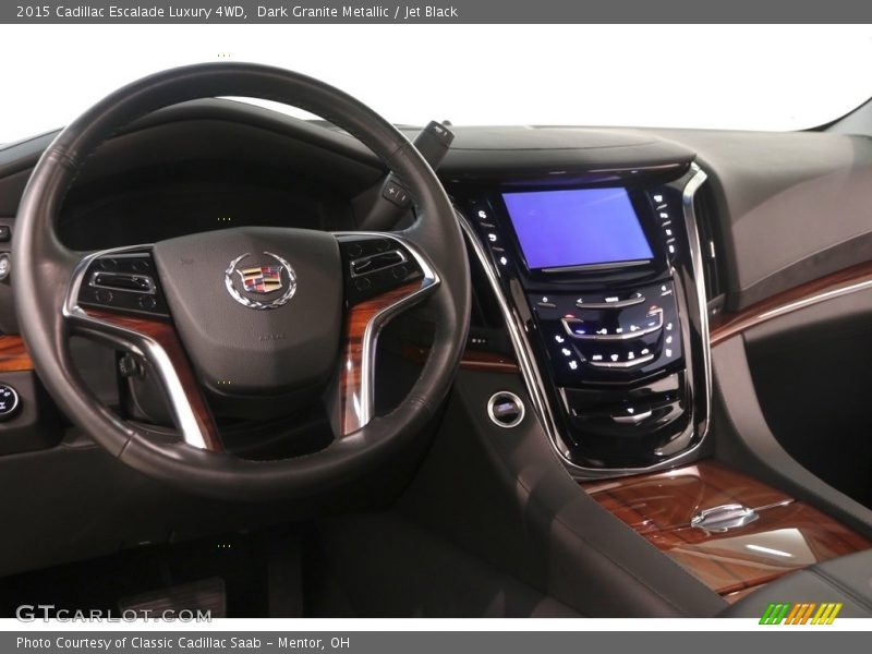 Dark Granite Metallic / Jet Black 2015 Cadillac Escalade Luxury 4WD