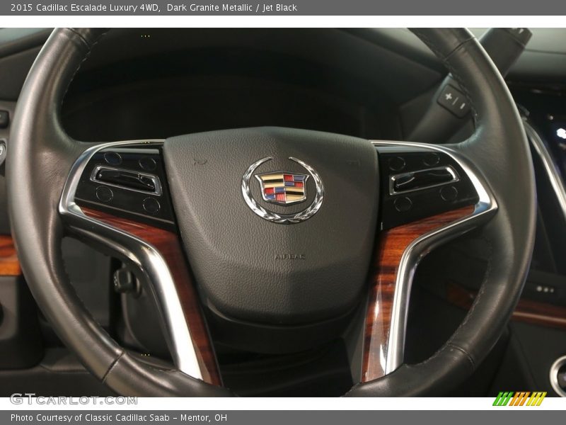 Dark Granite Metallic / Jet Black 2015 Cadillac Escalade Luxury 4WD