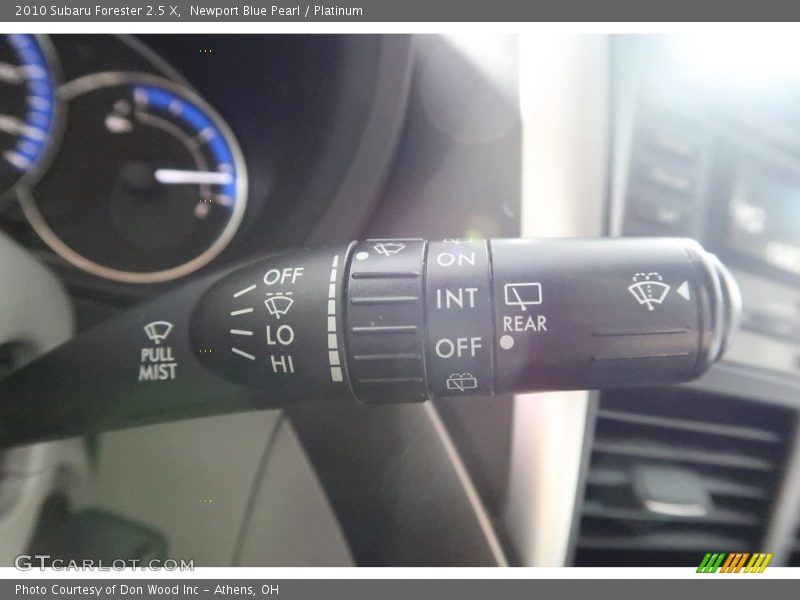 Newport Blue Pearl / Platinum 2010 Subaru Forester 2.5 X