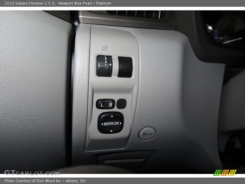 Newport Blue Pearl / Platinum 2010 Subaru Forester 2.5 X