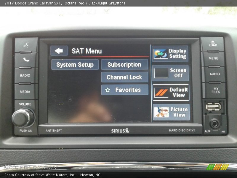 Octane Red / Black/Light Graystone 2017 Dodge Grand Caravan SXT