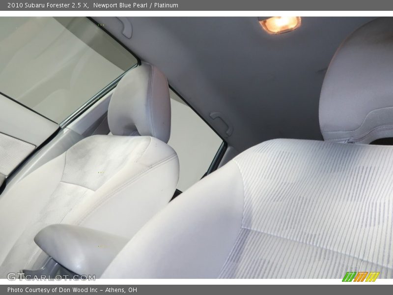 Newport Blue Pearl / Platinum 2010 Subaru Forester 2.5 X