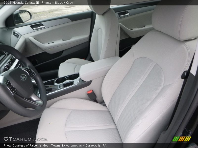Phantom Black / Gray 2018 Hyundai Sonata SE