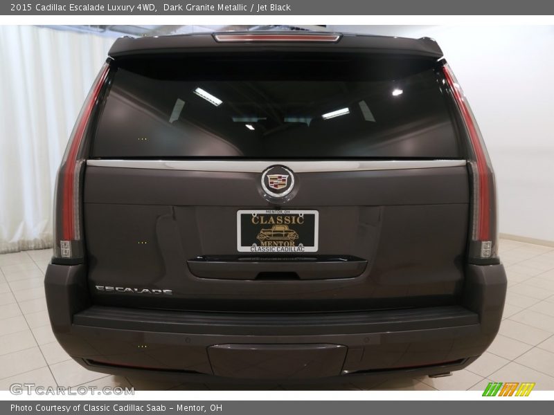 Dark Granite Metallic / Jet Black 2015 Cadillac Escalade Luxury 4WD