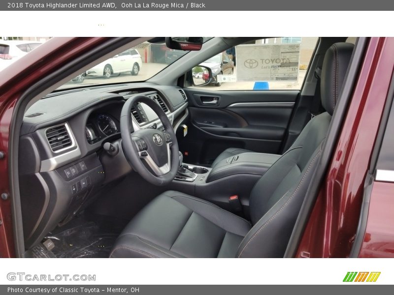 Ooh La La Rouge Mica / Black 2018 Toyota Highlander Limited AWD