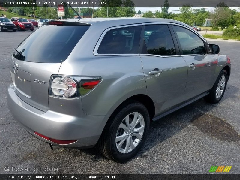 Liquid Silver Metallic / Black 2010 Mazda CX-7 s Touring