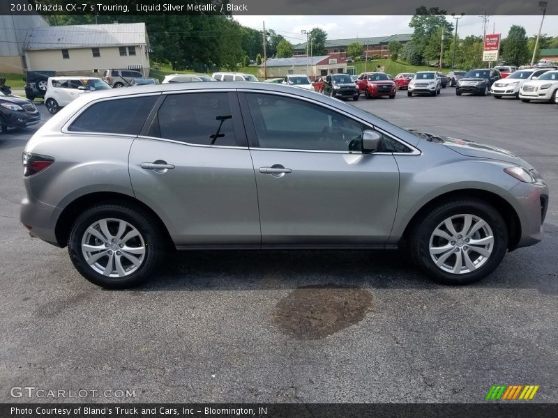 Liquid Silver Metallic / Black 2010 Mazda CX-7 s Touring