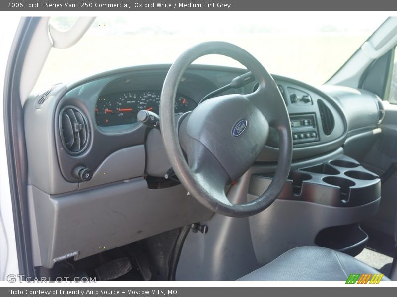 Oxford White / Medium Flint Grey 2006 Ford E Series Van E250 Commercial