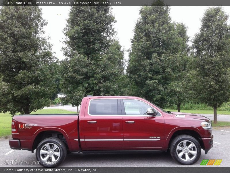 Delmonico Red Pearl / Black 2019 Ram 1500 Limited Crew Cab 4x4