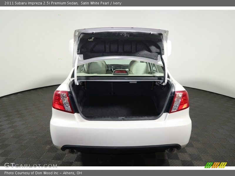 Satin White Pearl / Ivory 2011 Subaru Impreza 2.5i Premium Sedan